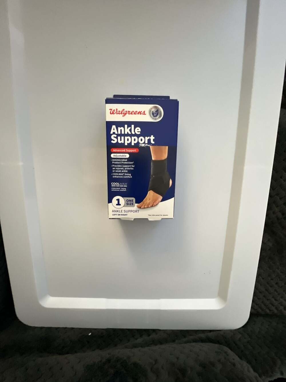 Walgreens Advanced Support Adjustable Ankle Support with COOLMAX Lining